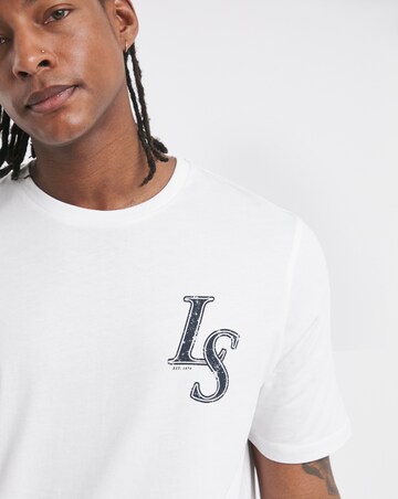 Lyle & Scott Short Sleeve Back Graphic T-Shirt - White
