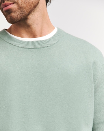 Sage Soft Touch Crew Neck Jumper