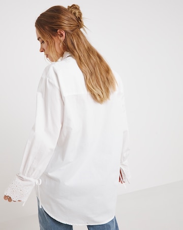 Simply Be Broderie Pocket Shirt