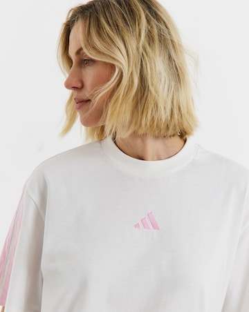 Adidas 3 Stripe Boyfriend T-Shirt