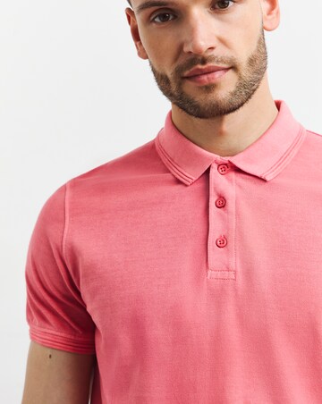 Garment Dyed Pique Polo Long