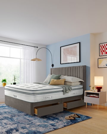 Silentnight 3000 Pocket Gel Box Top Divan Set with 4 Drawers