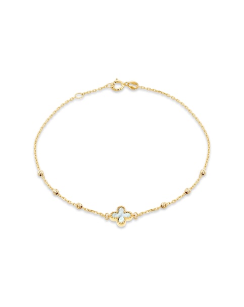 9ct Yellow Gold Mother of Pearl Bracelet