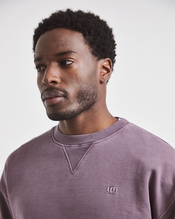Union Crew Neck Sweatshirt - Plum