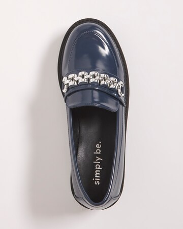 Dara Hardware Trim Loafer Shoes - Extra Wide Fit (EEE)