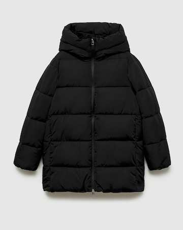 Mango Quilted Anorak Puffer with Hood