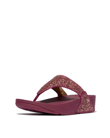 Fit Flop Lulu Glitter Toe-Post Sandals Standard Fit