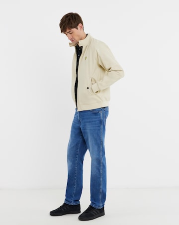 Lyle & Scott Cotton Blend Harrington Jacket - Wheat