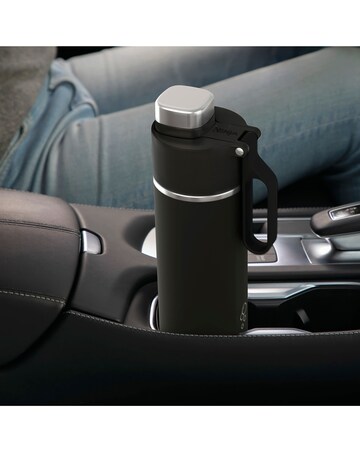 Ninja Thirsti Carbonated 20oz Bottle with Carbonation Lid in Black