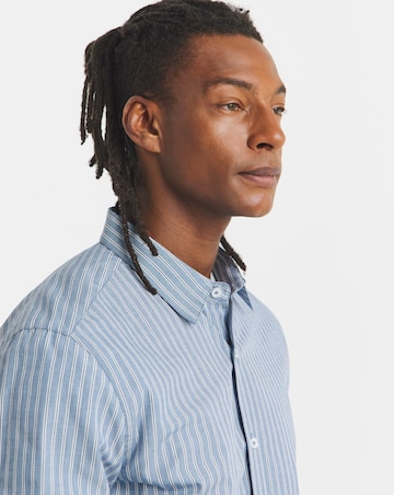Long Sleeve Poplin Stripe Shirt Long