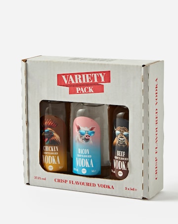 Thunder Crisp Flavour Vodka Variety Pack 3 x 50ml