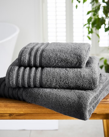 SOFT SNUGGLE 400GSM TOWEL - Gunmetal