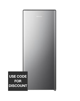 Hisense RR220D4BDE 52cm 1 Door Fridge with Ice box, Silver