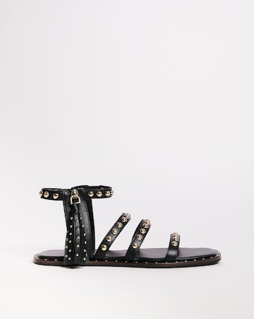 Leather Tassle Detail Sandal EEE Fit