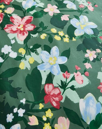 Elora Floral Cotton Blend Duvet Cover Set