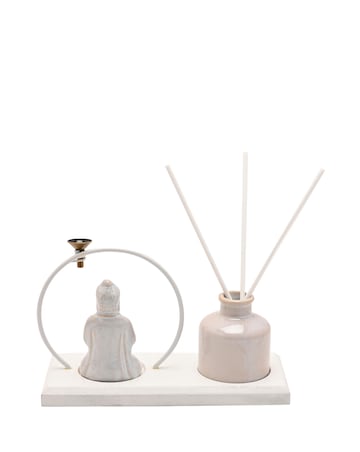 Serenity Buddha Incense & Diffuser Holder Gift Set