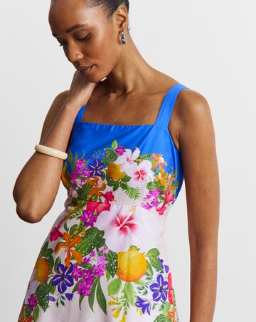 Joanna Hope Printed Cotton Prom Dress