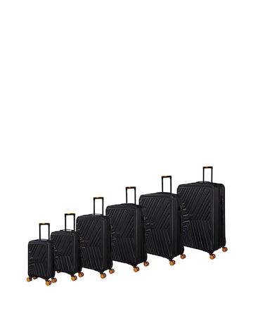 IT Luggage Convertible 6pc Suitcase Set with Removable Wheels