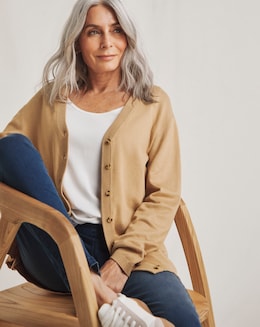 Julipa Longline Button Down Cardigan