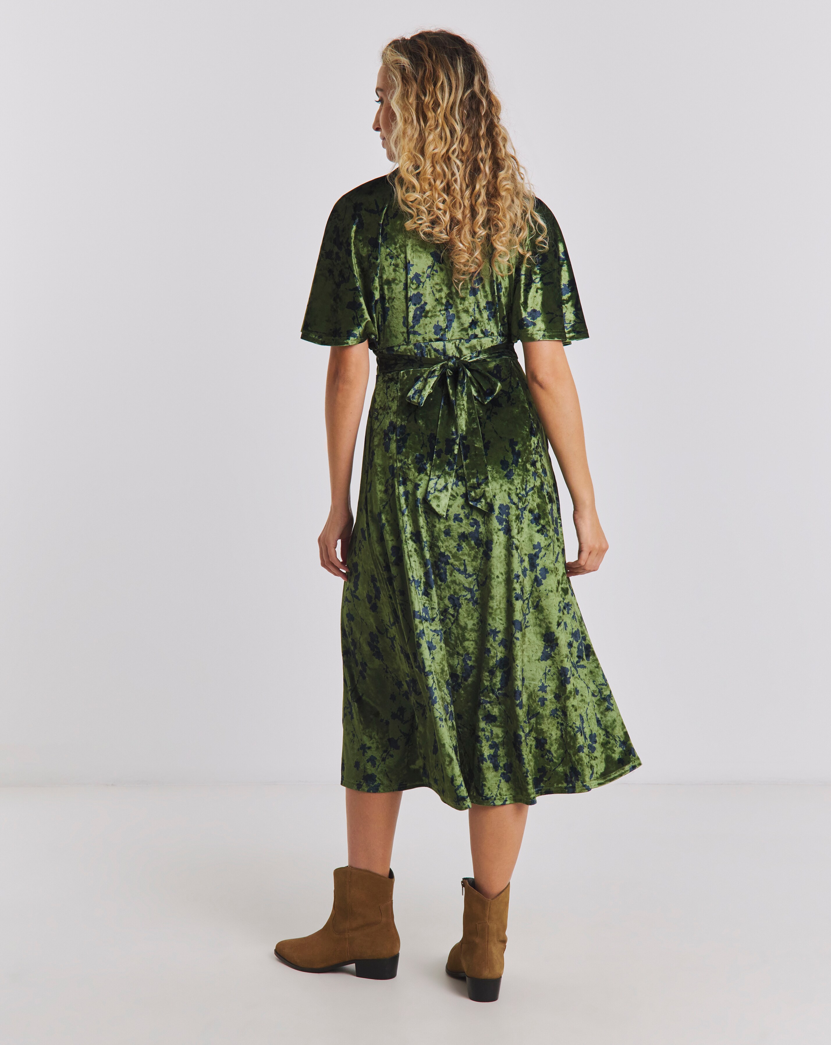 yarmo（ヤーモ）Military Quilted Tabard Dress Joe Browns Daria Velour Dress | Ambrose Wilson