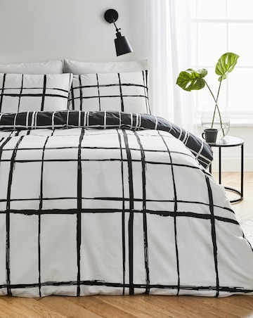 Wilson Black Check Duvet Cover Set