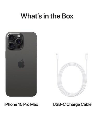 Apple iPhone 15 Pro Max 256GB - Black Titanium
