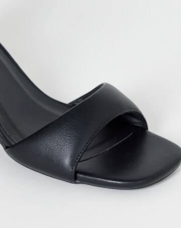 Coco Barely There Block Heel Sandals - Wide Fit (E)