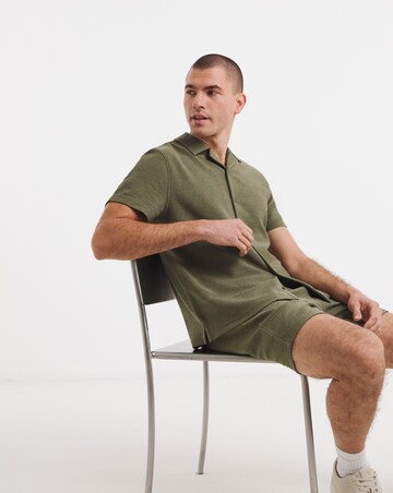 Textured Jersey Co-Ord Short