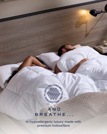 Snuggledown Luxuriously Soft & Cosy Bundle - 13.5 Tog Duvet + 2 Medium Pillows