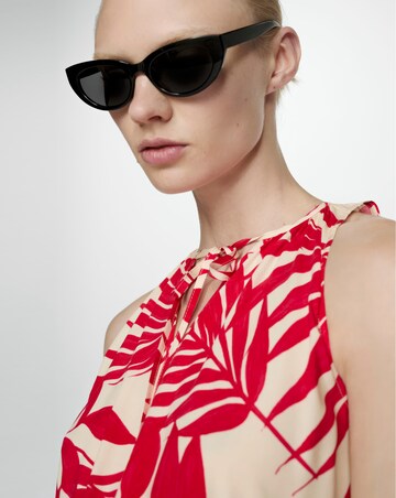 Mango Julia Leaf Print Dress