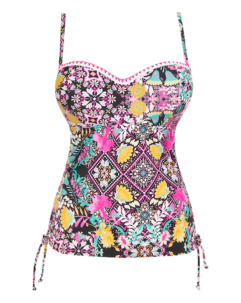 Figleaves Frida Underwired Bandeau Tankini Top