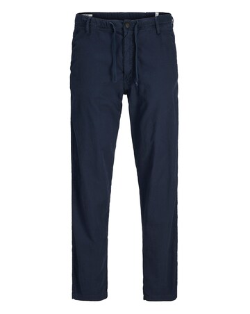 Jack & Jones Kane Linen Blend Trouser - Navy