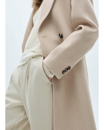 Mango Double Breasted Wool Coat