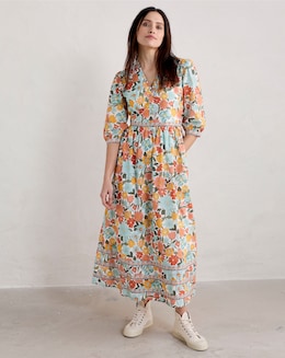 Seasalt Cornwall Blue Hills Border Dress