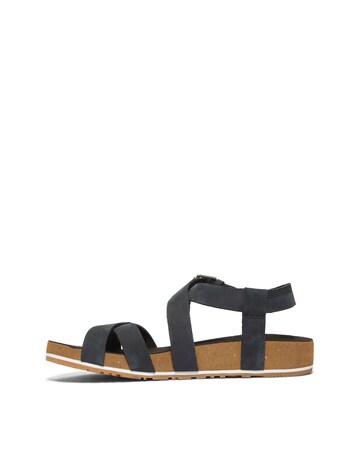 Timberland Malibu Waves Jet Black Nubuck Sandals