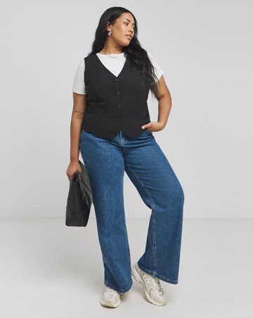 Black Tailored Waistcoat