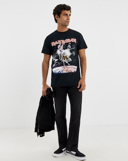 Iron Maiden Front/Back Graphic Band T-Shirt - Black