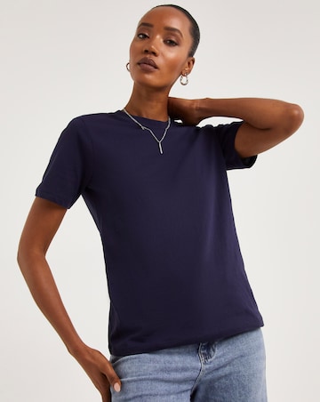 Navy Crew Neck Short Sleeve T-shirt