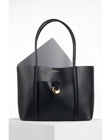 Luella Grey Lilibet Black Laptop Tote