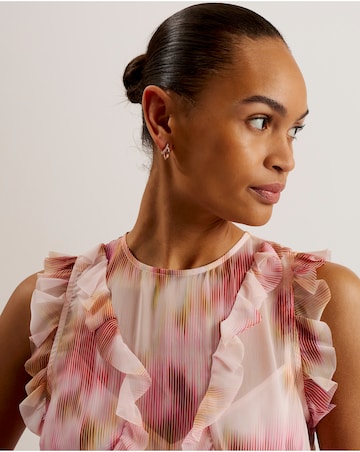 Ted Baker Hisako Cross Front Pleated Dress