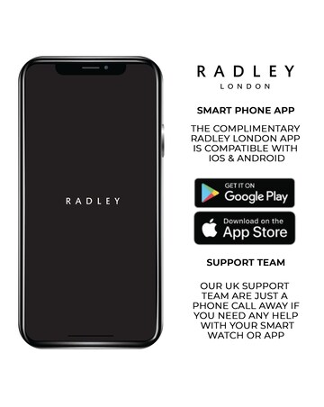 Radley Series 8 Silicone Strap Smart Watch - Vintage Blue