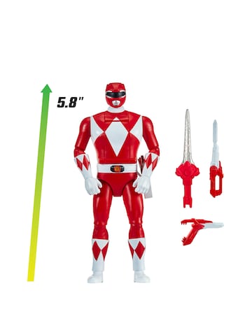 Mighty Morphin Power Rangers Auto Morphin Red Ranger Figure