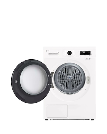 LG X 10 RHX1009NWK 9kg Heat Pump Tumble Dryer - White
