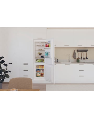 Candy CBBML18EK 70/30 177cm High Integrated Fridge Freezer White Install