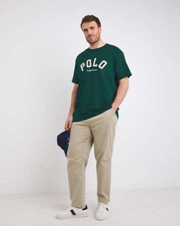 Polo Ralph Lauren Green Arched Varsity Logo T-Shirt