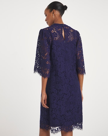 Joanna Hope Navy Lace Swing Dress