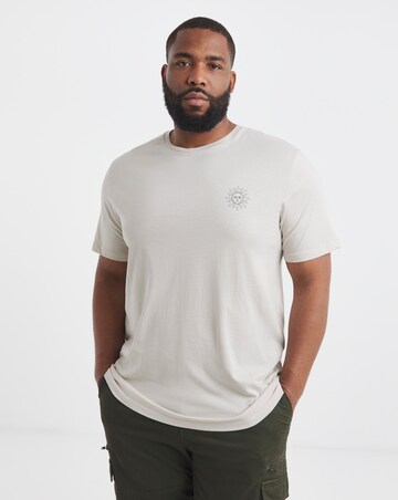 Jack & Jones Jackie crew Neck T-Shirt - Moonbeam