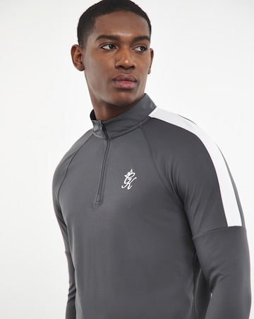 Gym King Core Plus Poly Funnel 1/4 Zip Top