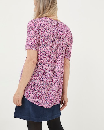 FatFace Lyndy Textured Animal Blouse