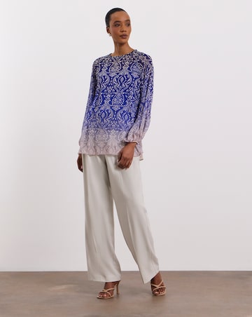 Joanna Hope Ombre Printed Blouse